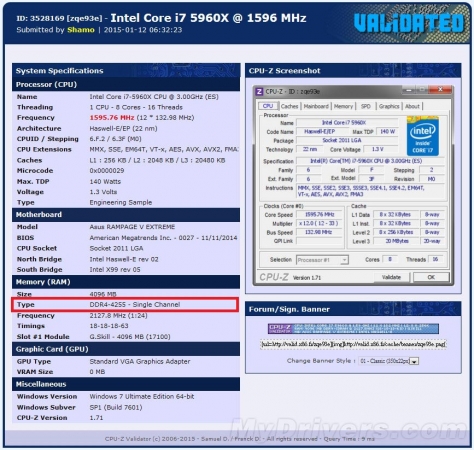 这疯狂的频率也只有DDR4了！